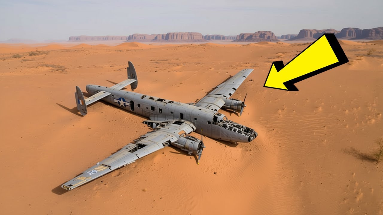 Mann Entdeckt Flugzeug In Der Wüste -- Was Er Darin Fand, Schockierte Ihn!
