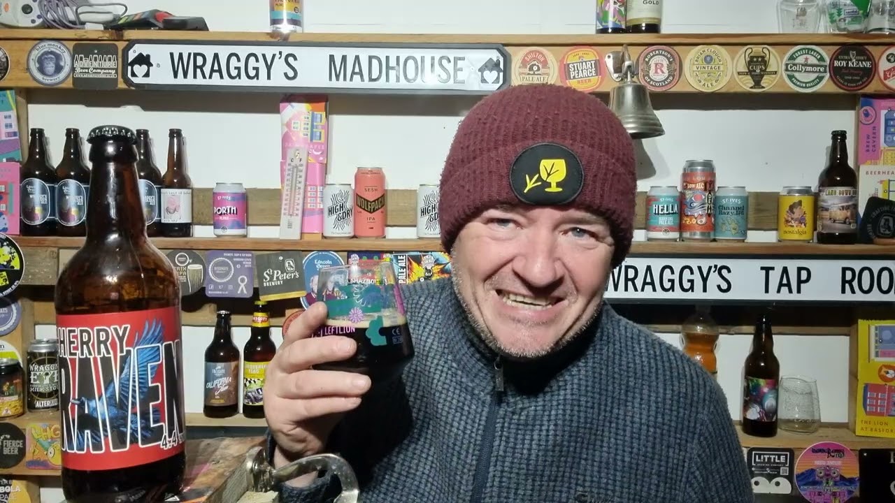 Magpie Brewery  - Cherry Raven Stout - Beer Review 
