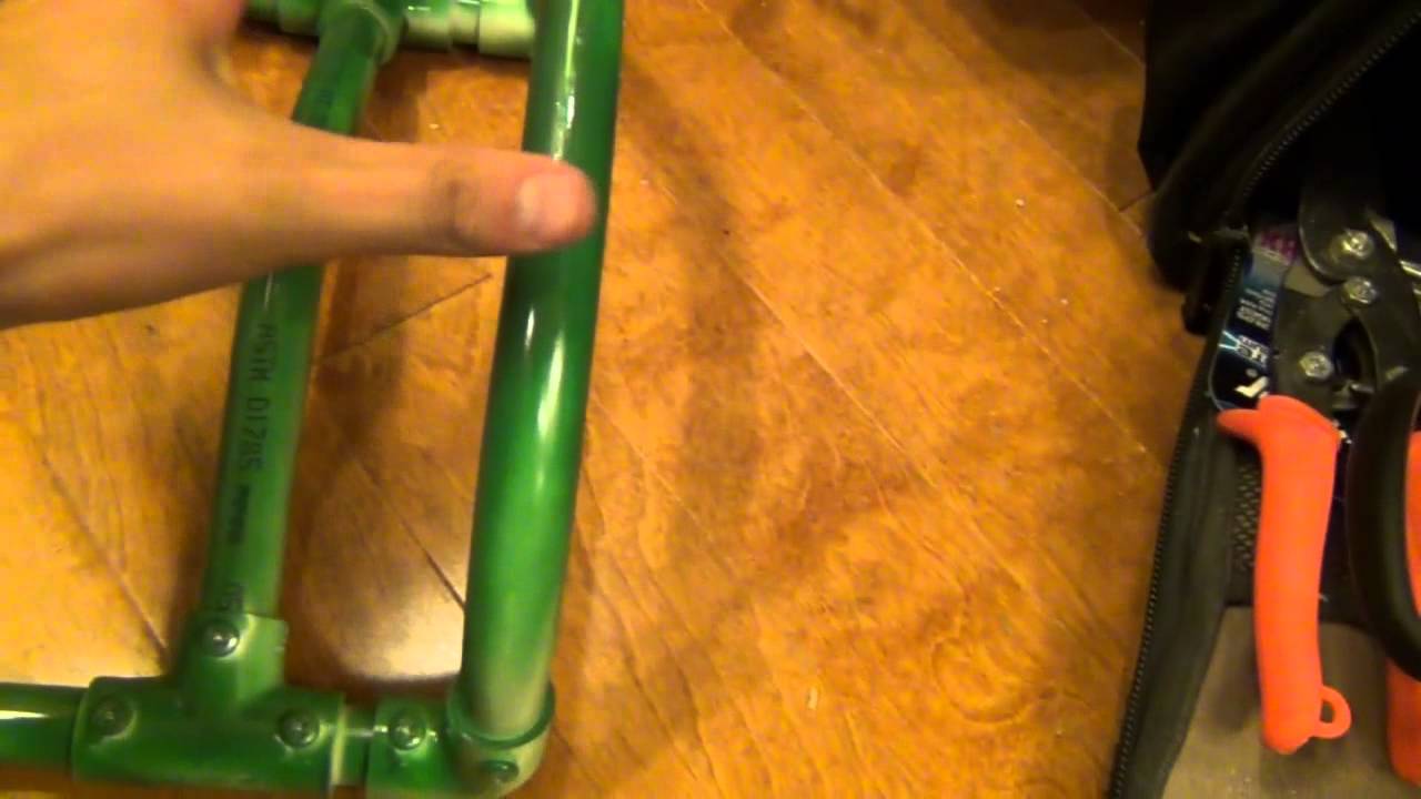 how to make a PVC alice pack frame