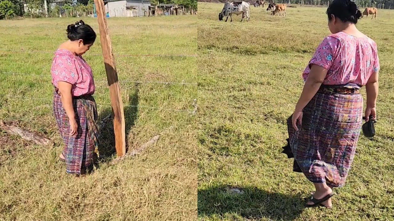 Mi esposa Llgega a Mi Trabjo a Ver Como Quedo El Cerco en nustro terreno 🤩😊