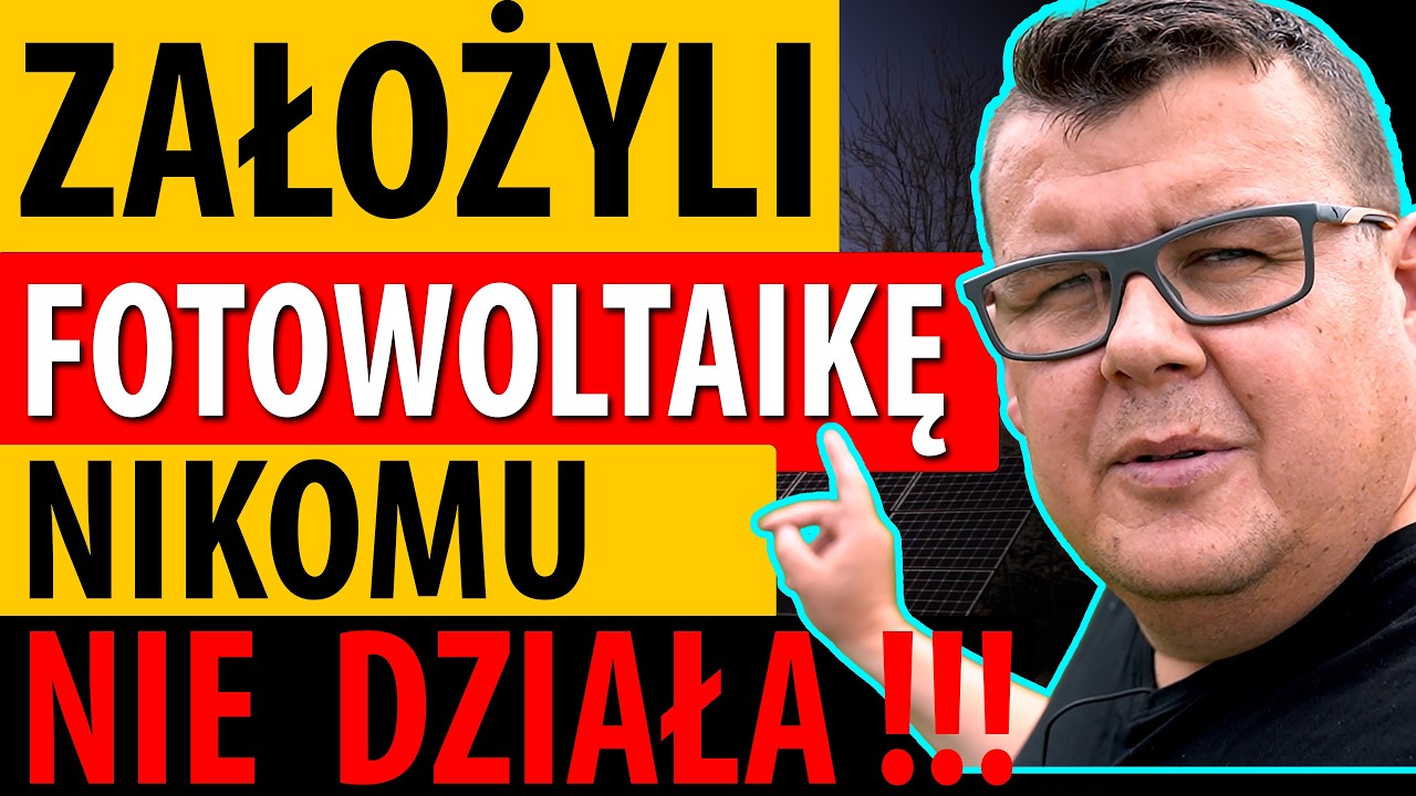 ZAŁOŻYLI FOTOWOLTAIKĘ I NIKOMU NIE PRODUKUJE ENERGII !!! DRAMAT WSI