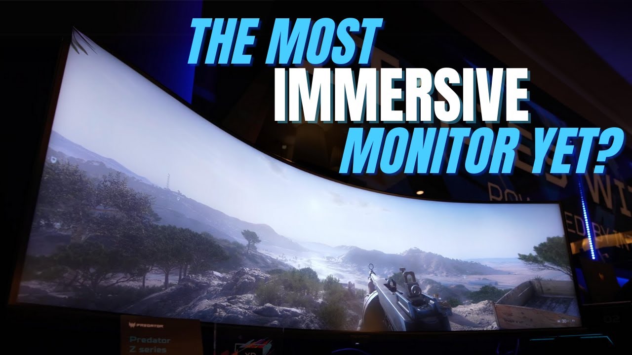 Acer Predator Z57 hands-on: This 57-inch gaming monitor is a big deal