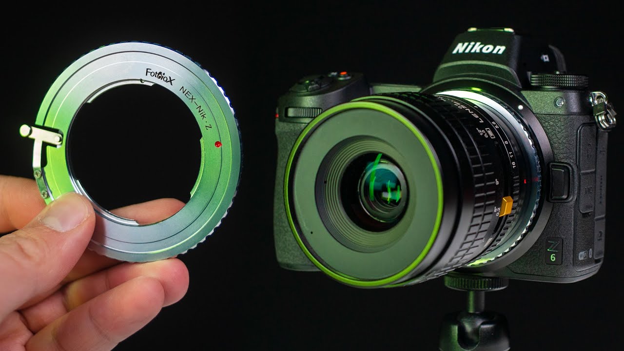 Adapt a Manual Sony Lens to your Nikon Z Camera! - Sony E to Nikon Z Lens Adapter
