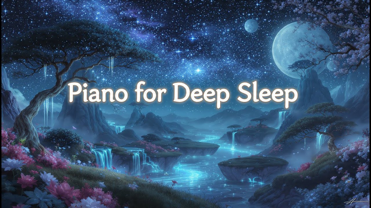 Winter's Gentle Embrace: A Midnight Sleepy Piano Instrumental for Deep Relaxation ❄️