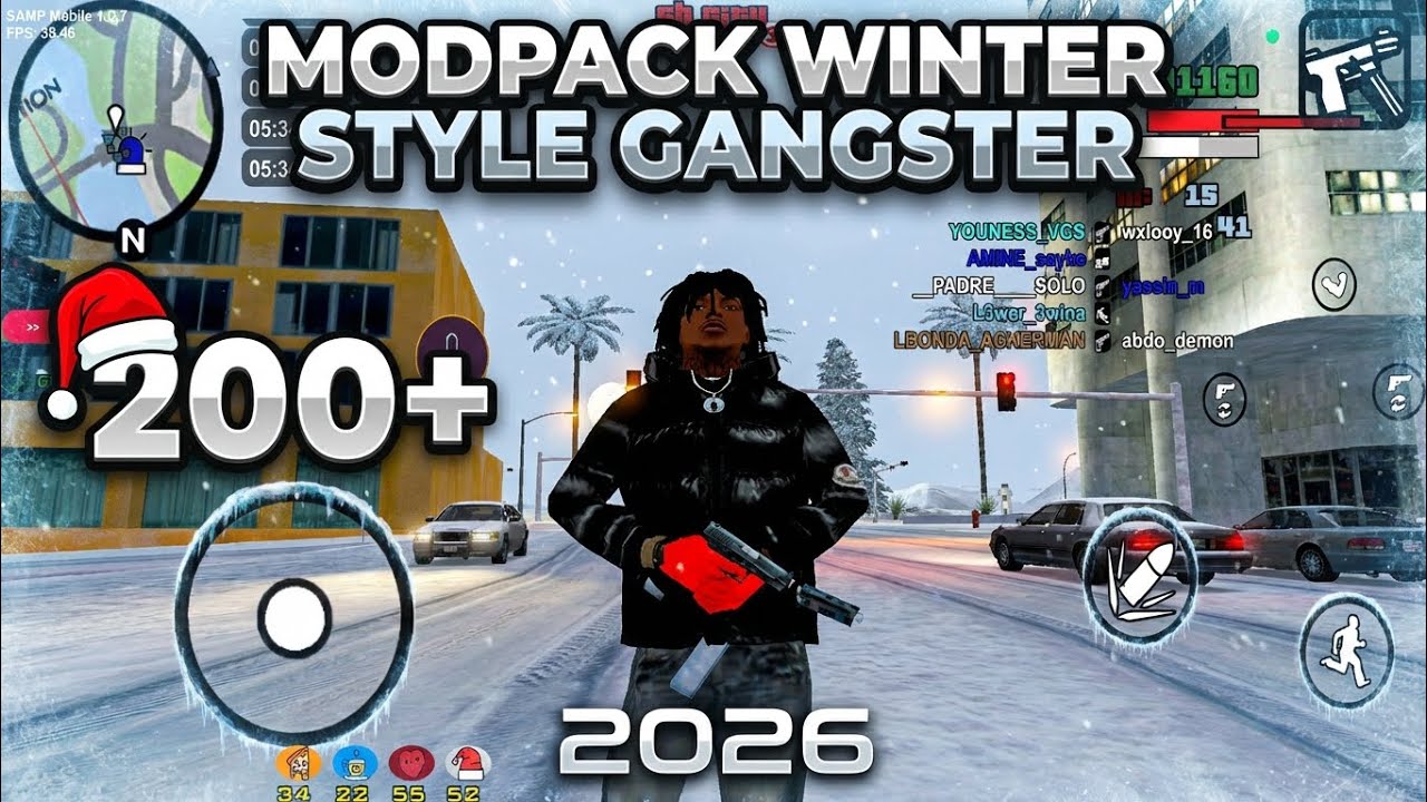 مودباك سامب الأسطوري 2026 ❄️ | كريسماس 🎄 ثلج في كل مكان +200MB مود يدعم هواتف 1GB RAM 😁