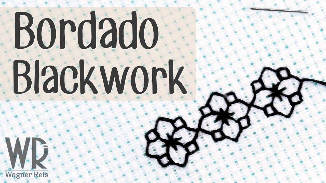 Bordado Blackwork - Tutorial completo