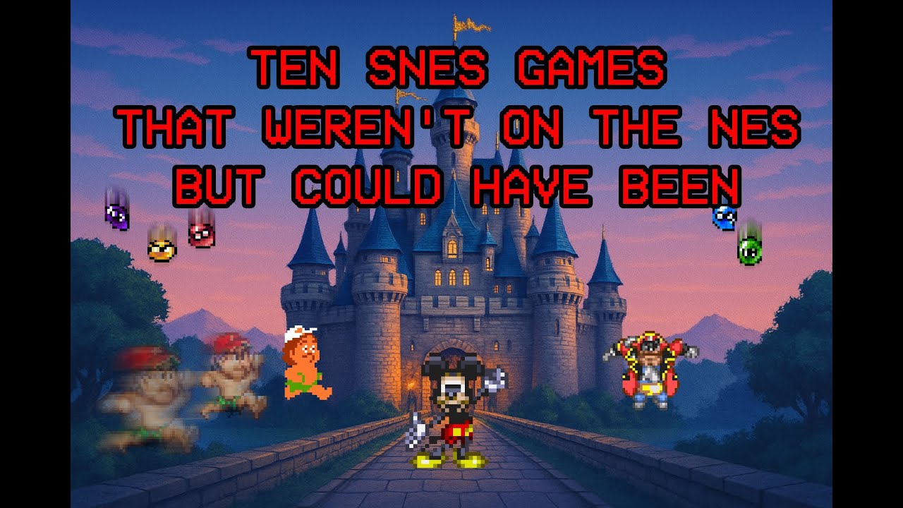 Десять игр для SNES, которых не было на NES, но которые могли бы там появиться.
