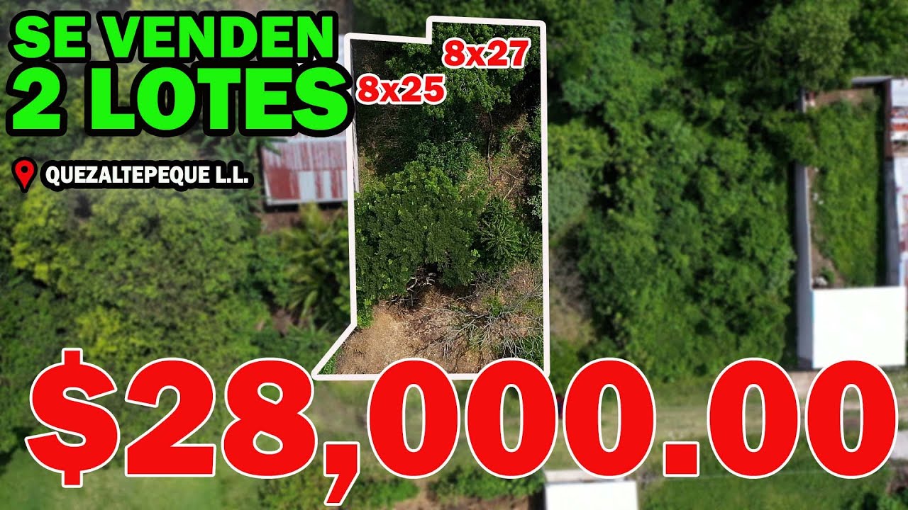 Se venden 2 lotes Lotificación Santa Cruz Quezaltepeque | CRV EL SALVADOR