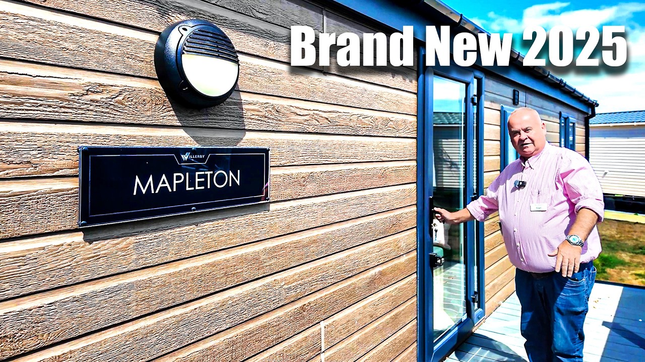 Woah this Willerby Mapleton Lodge is for Sale at Unity Beach – Stunning Lake Views & Luxury Finish