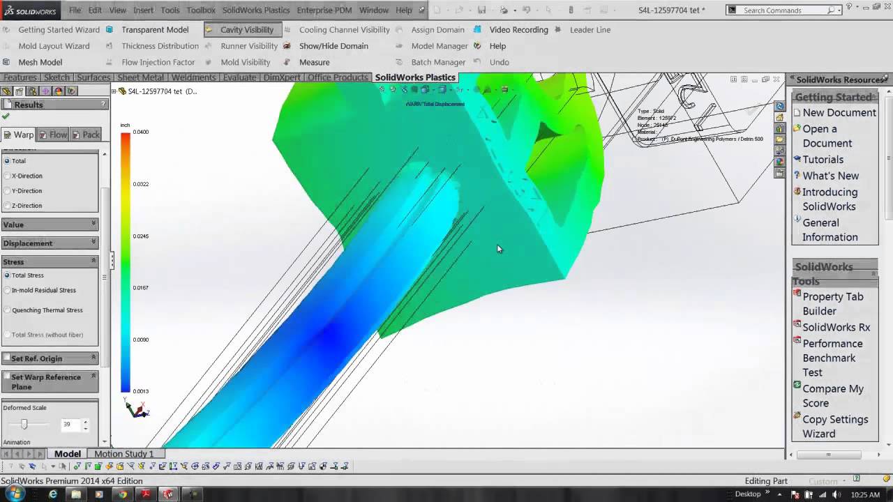 SOLIDWORKS Plastics - Advanced Simulation Intro to Warp Analysis