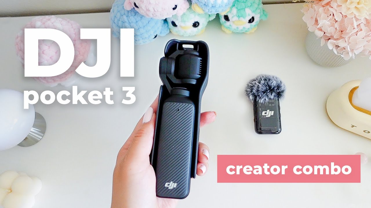 DJI Osmo Pocket 3 UNBOXING | CREATOR COMBO 📸 accessories, camera test, DJI VS iphone 15 pro + set up