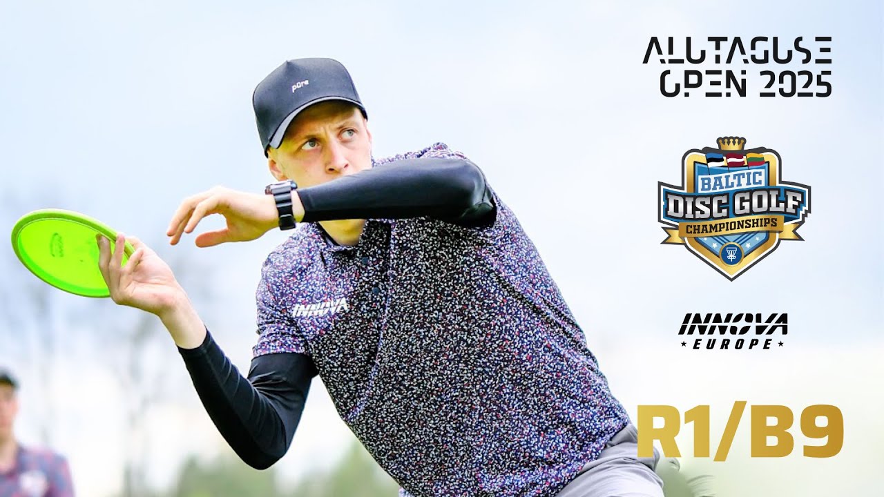 ALUTAGUSE OPEN BALTIC DISC GOLF CHAMPIONSHIPS 2025 ROUND 1 BACK 9