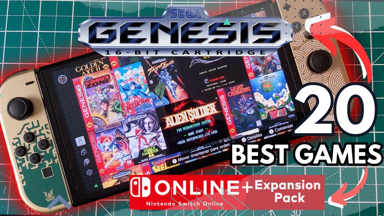 🏆 20 BEST Sega GENESIS games included in SWITCH Online + Exp  Pack