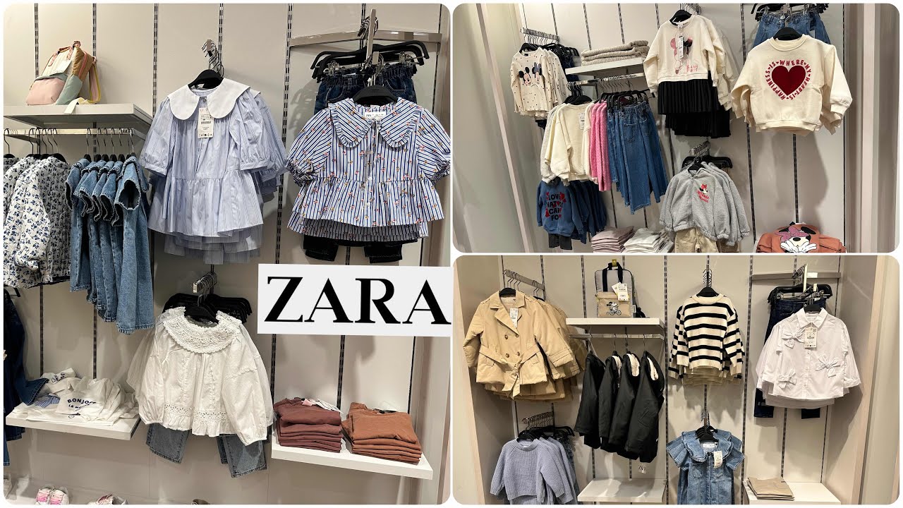 ZARA kids girls clothes new collection February 2024