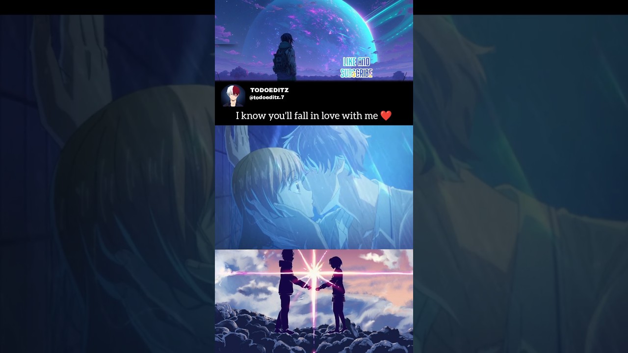 mizuha and kizuki kissing 💕 Anime - Anyway, I'm Falling in Love with You #shortvideo #anime