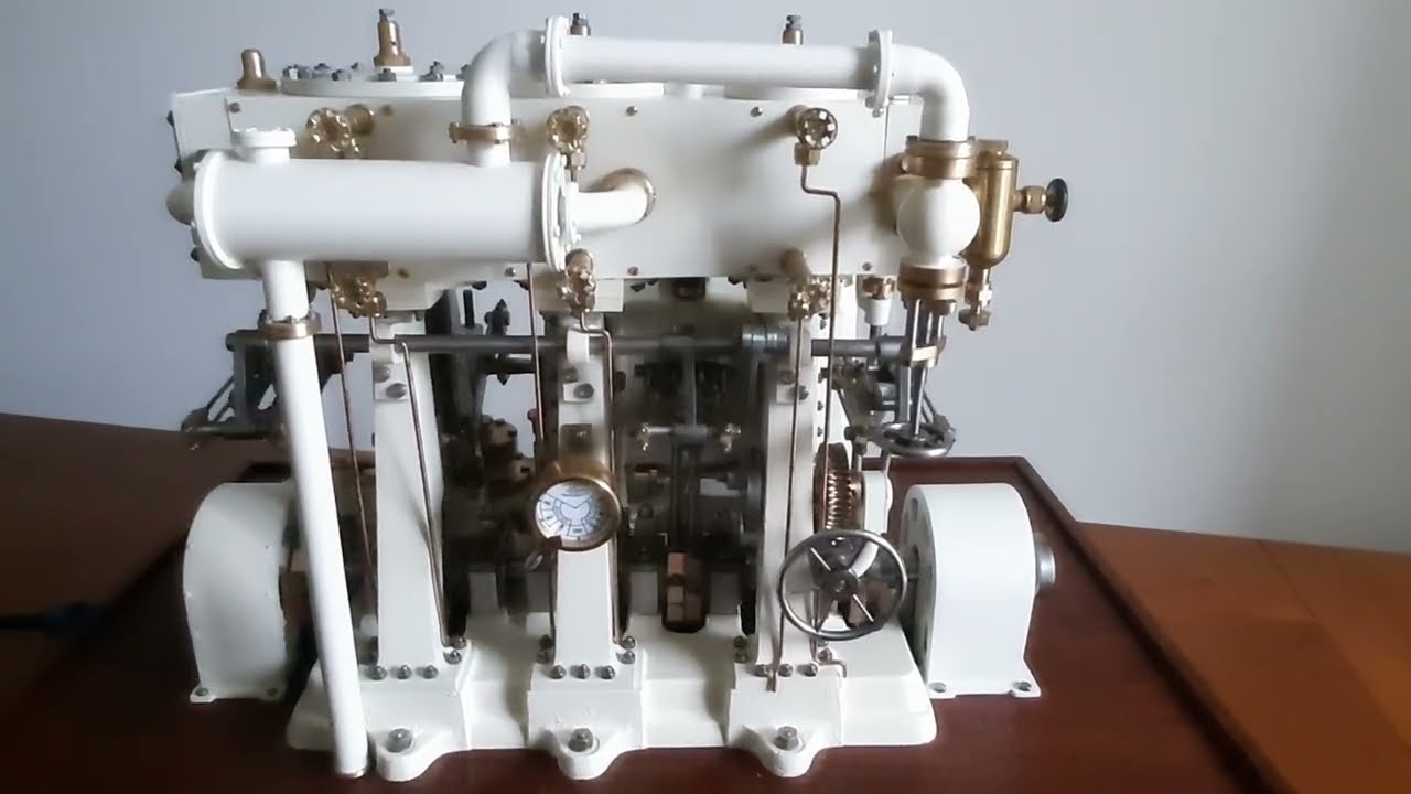 Triple Expansion Marine Steam Engine Model