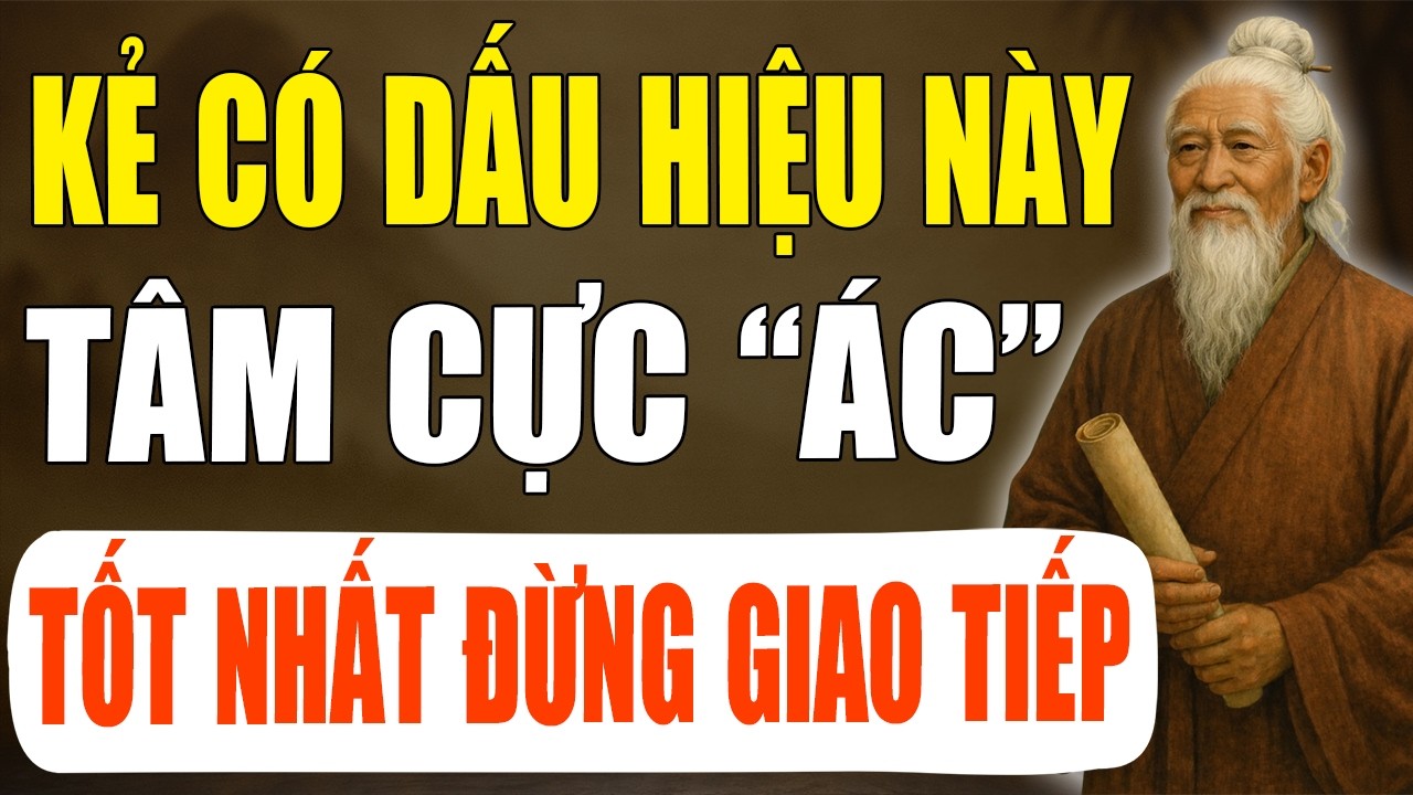 CỔ NHÂN TIẾT LỘ: NGƯỜI CÓ DẤU HIỆU NÀY, TÂM CỰC ÁC PHẢI TRÁNH XA CÀNG SỚM CÀNG TỐT |CỔ NHÂN MINH TRÍ