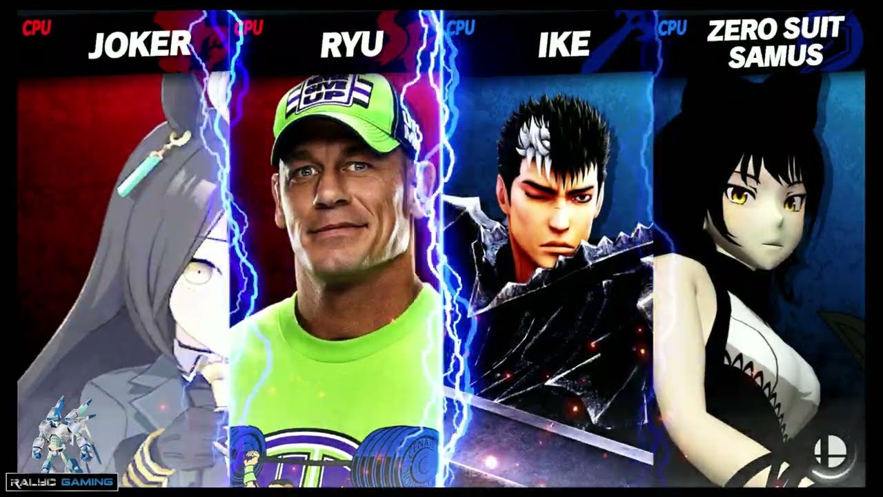 Mega Battle: Manhattan Cafe & John Cena vs Guts & Blake
