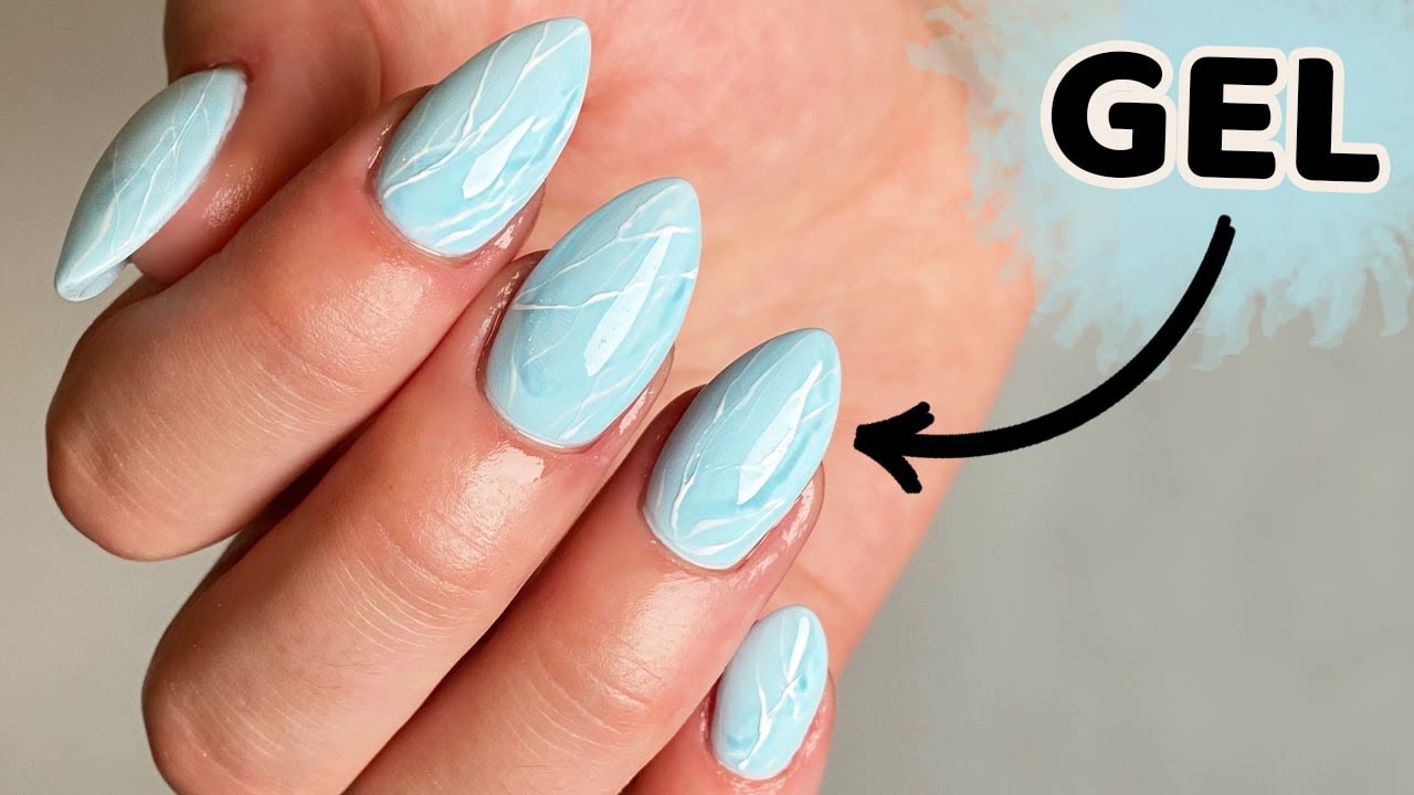 ASTUCE ONGLES EN GEL | EFFET MARBRE 😱