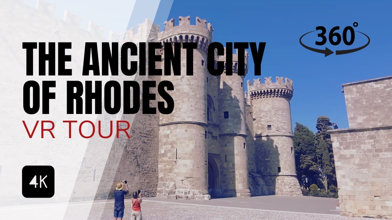 Rhodes, Greece in 360° | Virtual Tour Through the Medieval Old Town