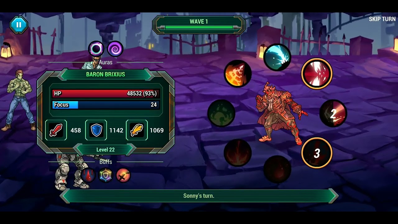 Sonny(2017) - Baron Brixius Boss Fight(Legend, Physical, Speed)
