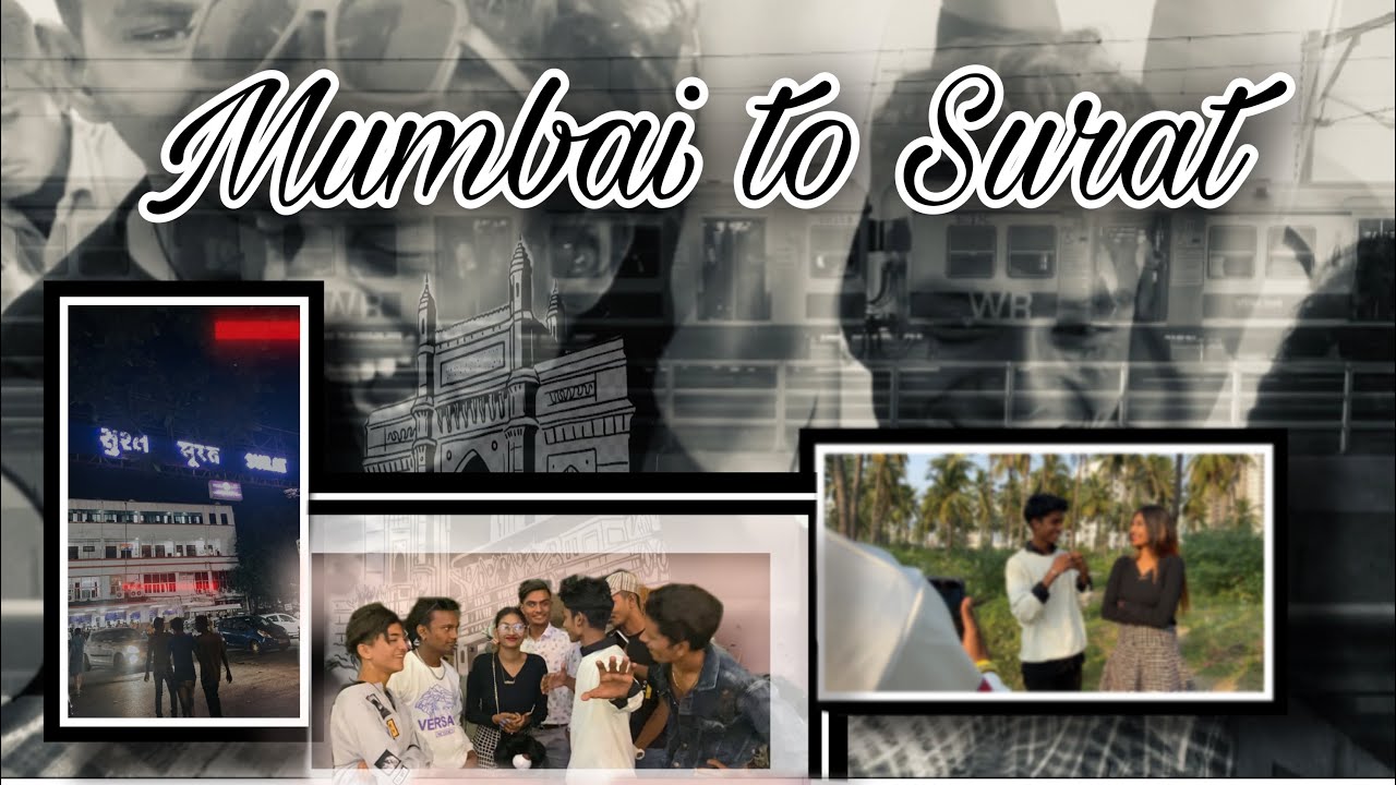 || Mumbai To Surat vlog ❤️ || Bahut pyar Surat Ali public ka #foryou #viral #surat #vlog