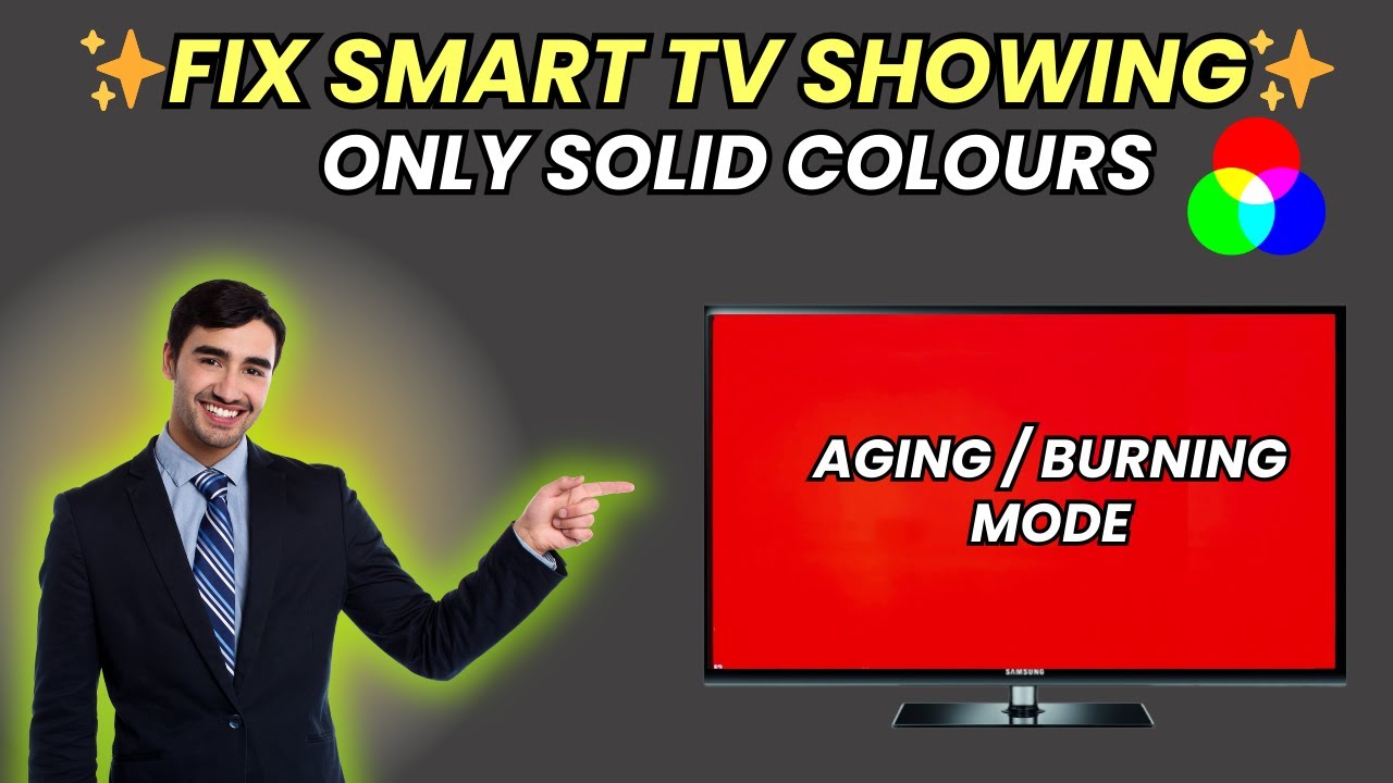 🔥Fix Smart Tv Burning Aging Mode Easily🔥