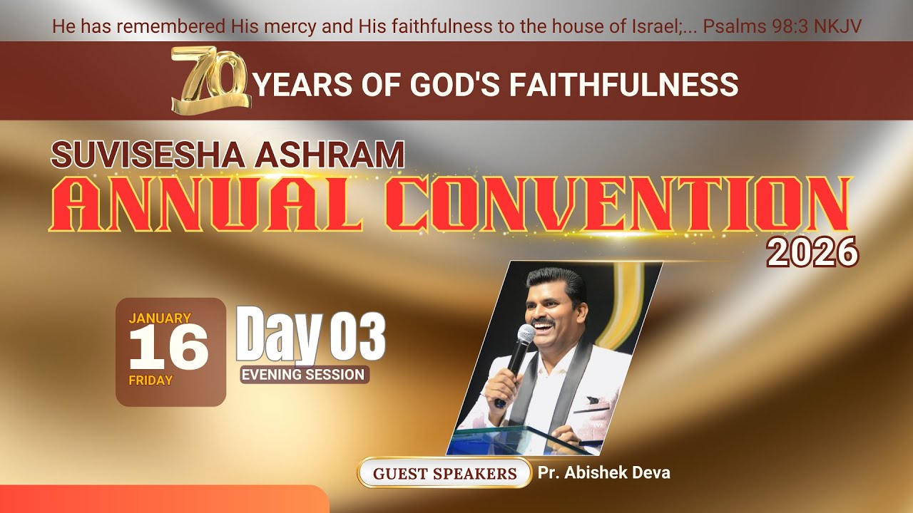 Annual Convetion 2026 || Day 03 || Evening Service