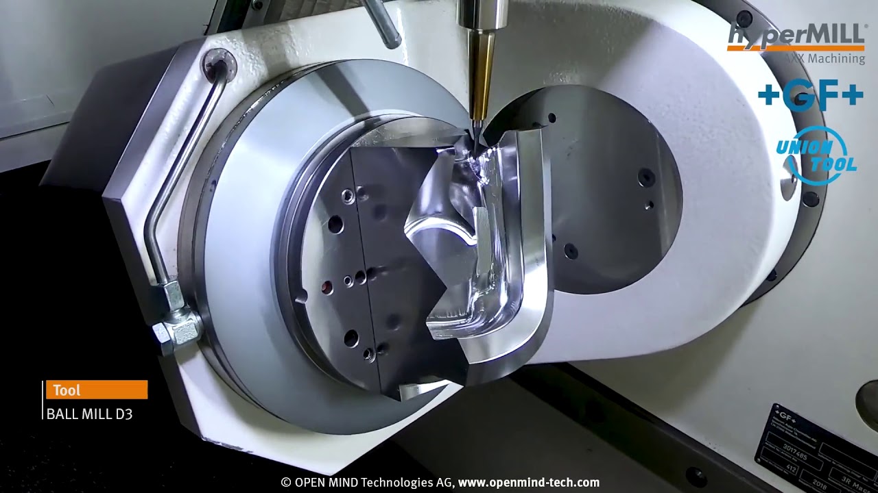hyperMILL MAXX Machining _ High Precision _ Mold insert _ UNIONTool _ GF