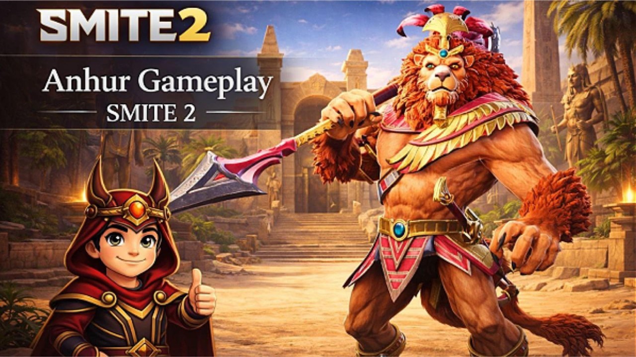 Anhur Gameplay  SMITE 2 #smite #smite2