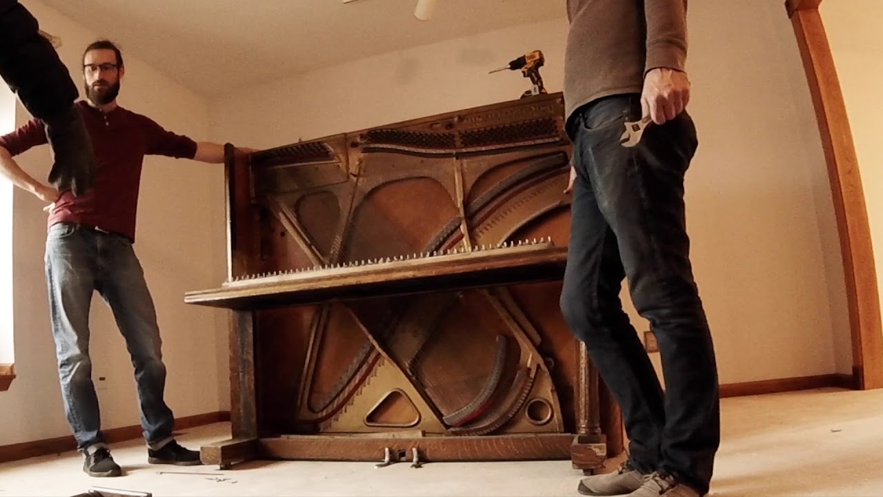 Antique Piano Deconstruction (Time Lapse)