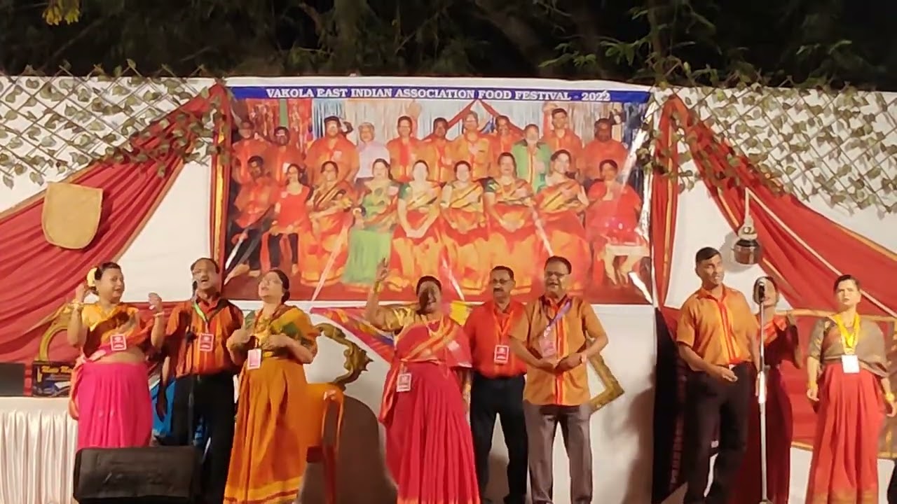 Vakola East Indian association performing at the food festival 2022