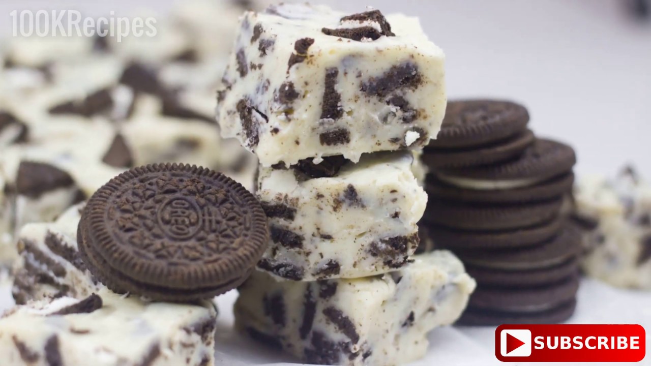 OREO FUDGE - with just 3 main ingredients