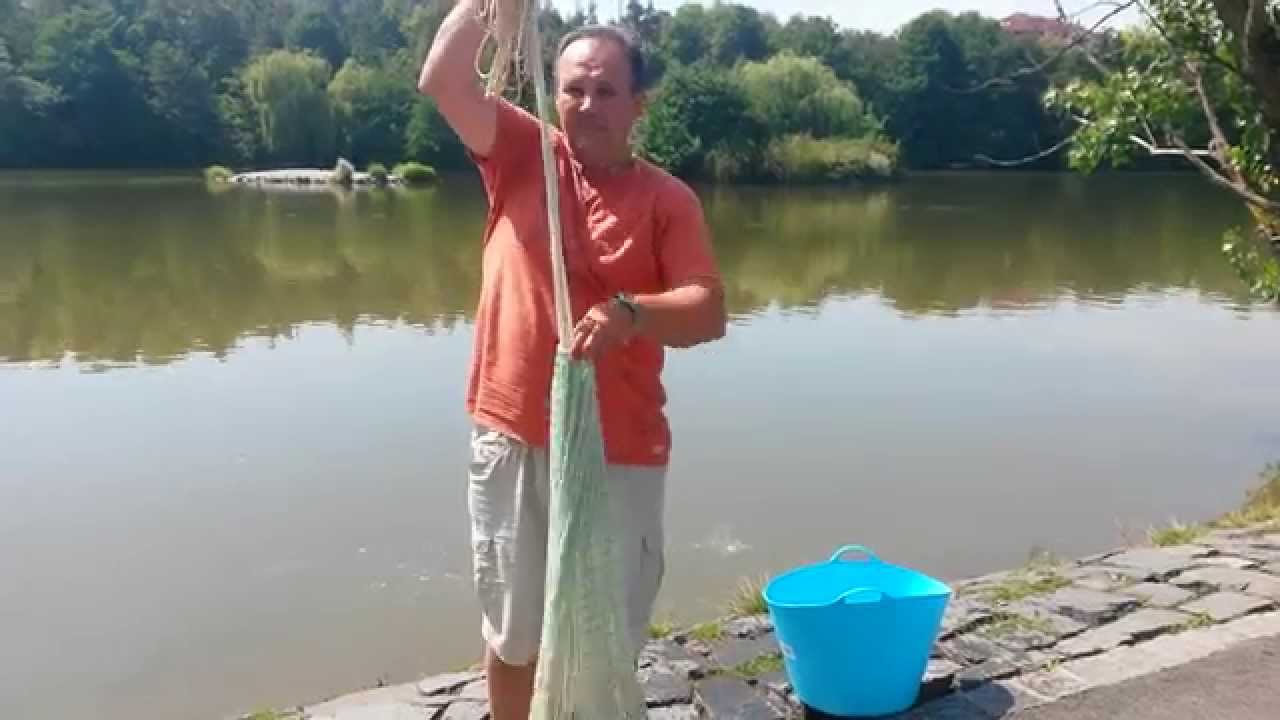 Př&iacute;prava, skl&aacute;d&aacute;n&iacute; a použit&iacute;  vrhac&iacute; s&iacute;tě