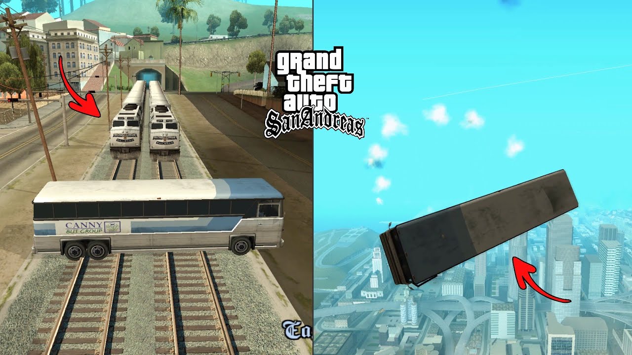 Crazy Train Full Speed Chaos in Los Santos | GTA San Andreas