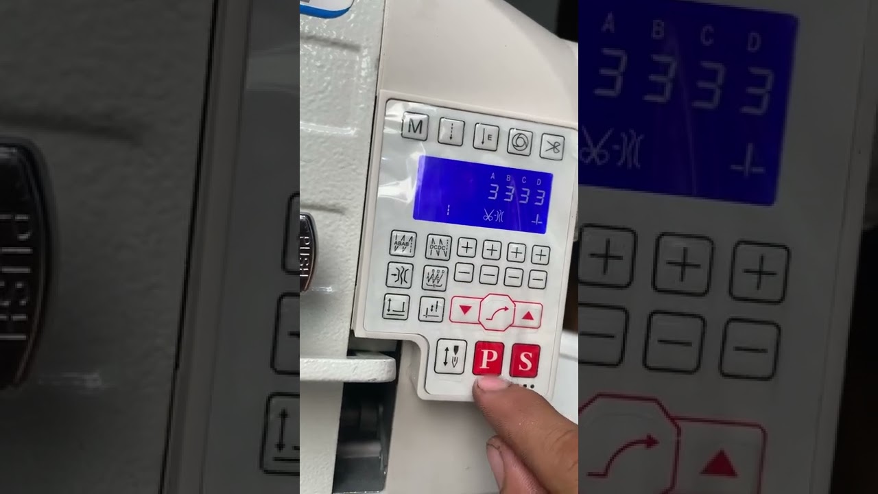 Reset mở khoá tốc độ máy 1 kim nâng chân vịt tự động