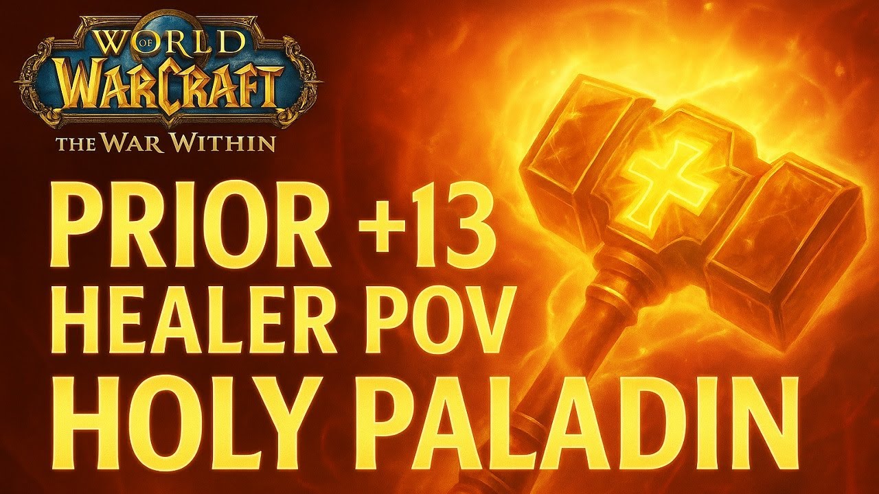 Priory of the Sacred Flame +13 | Healer POV | TWW Season 3 | Holy Paladin | Mythic+