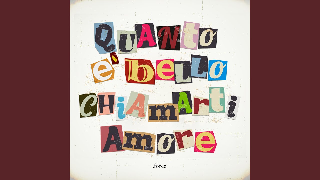 Quanto è bello chiamarti amore