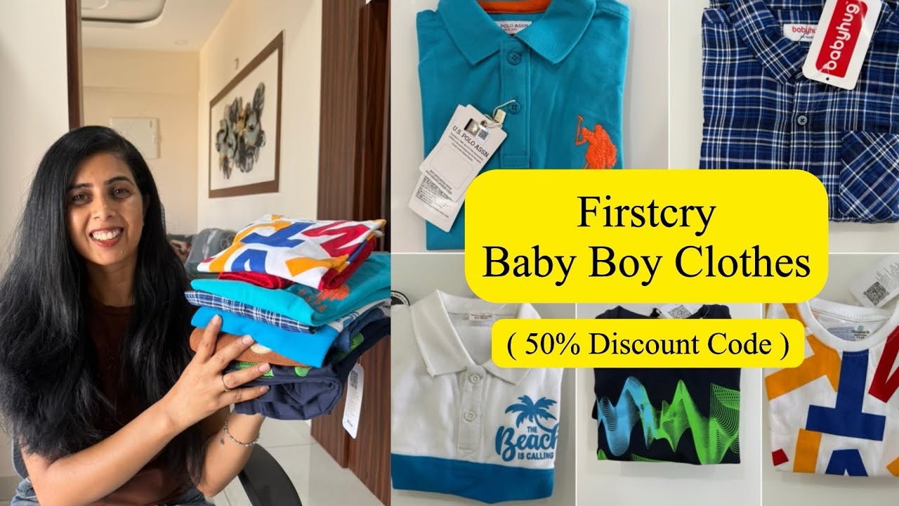 Baby Boy Clothes | Firstcry haul @FirstCryParenting #haulvideo #babyboy