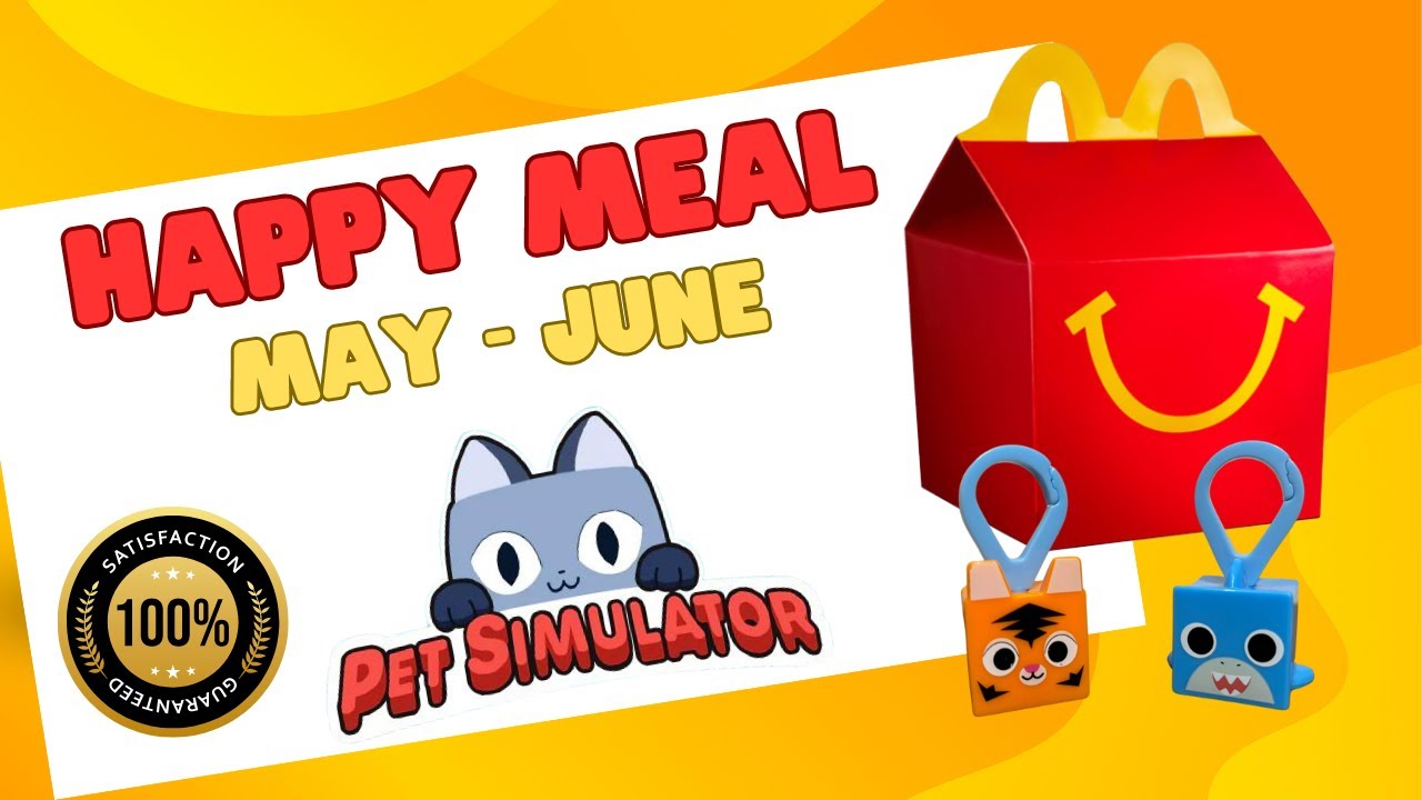 UNBOXING: McDonald's May - June 2024 Happy Meal Set | Pet Simulator