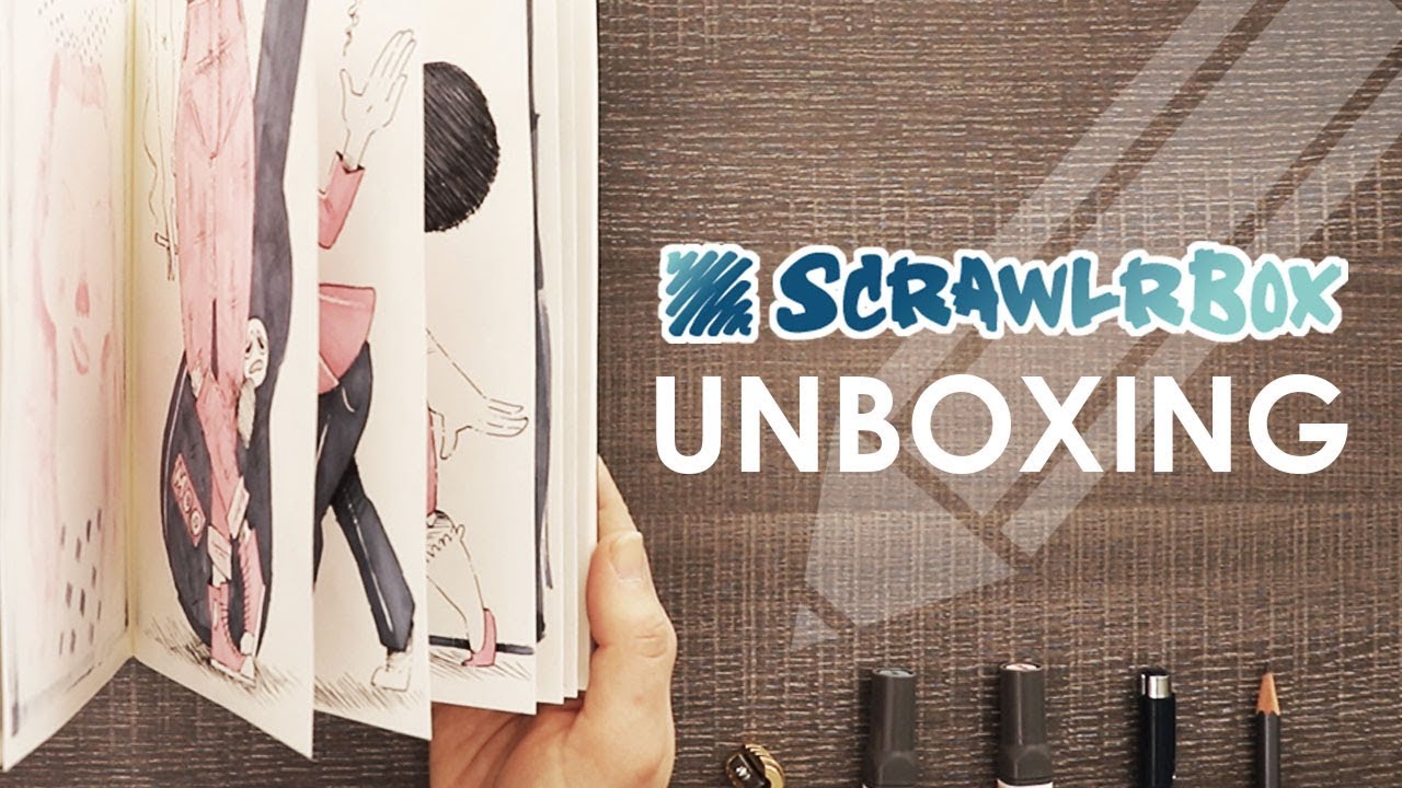 MINI SKETCHBOOK TOUR - ScrawlrBox Challenge
