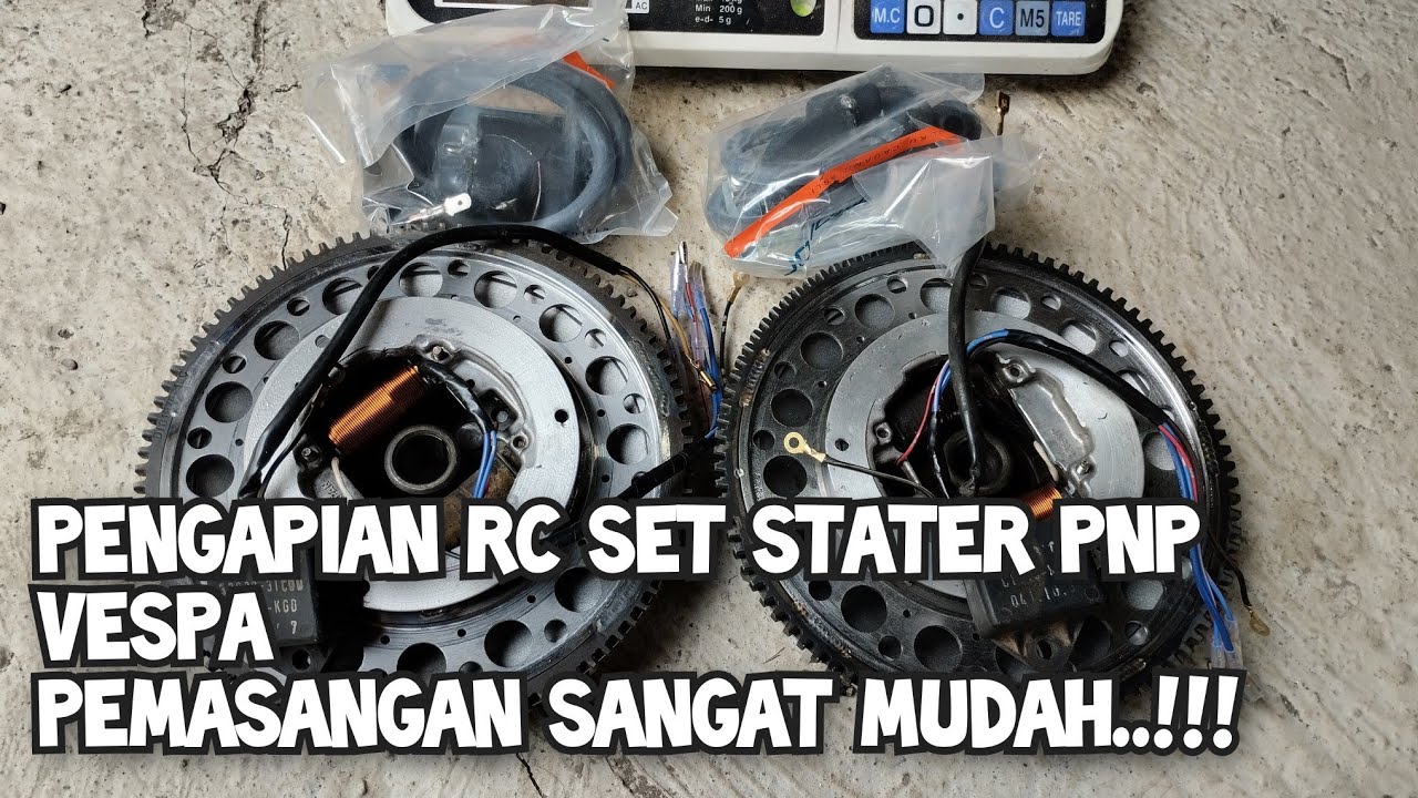 pengapian rc set stater pnp vespa