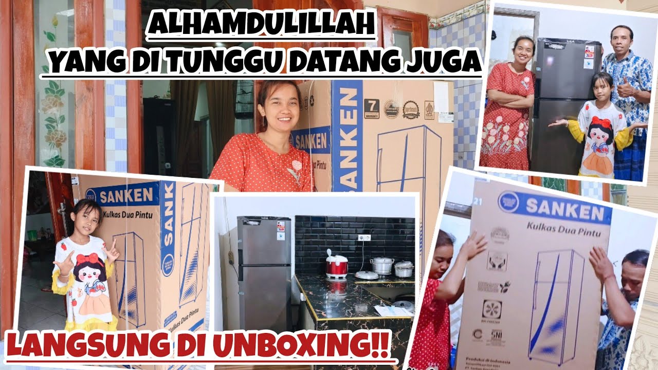ALHAMDULILLAH YANG DI TUNGGU DATANG JUGA‼️LANGSUNG DI UNBOXING BARENG