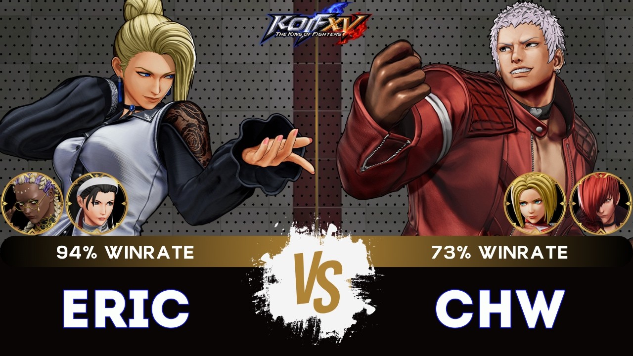 KOF XV ▰ ERIC (Mature/Chizuru/Dolores) 🆚 CHW (Yashiro/Blue Mary/Iori) 🎞️Replay Match - 2/26