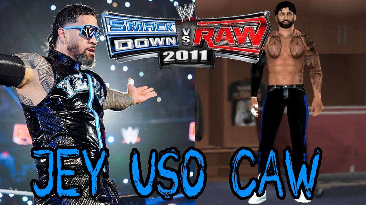 WWE SvR 2011 Jey Uso CAW PSP