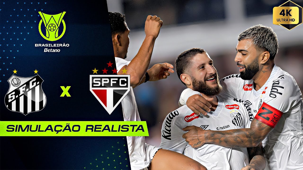 FC 26 - Santos vs São Paulo | Brasileirão 2026 | Simulação PC [4K60FPS] Realista.