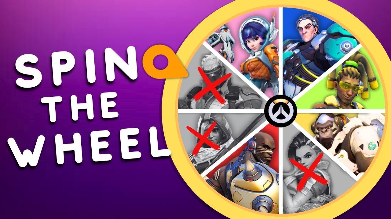 позволяю КОЛЕСУ выбирать моего героя в Overwatch 2..