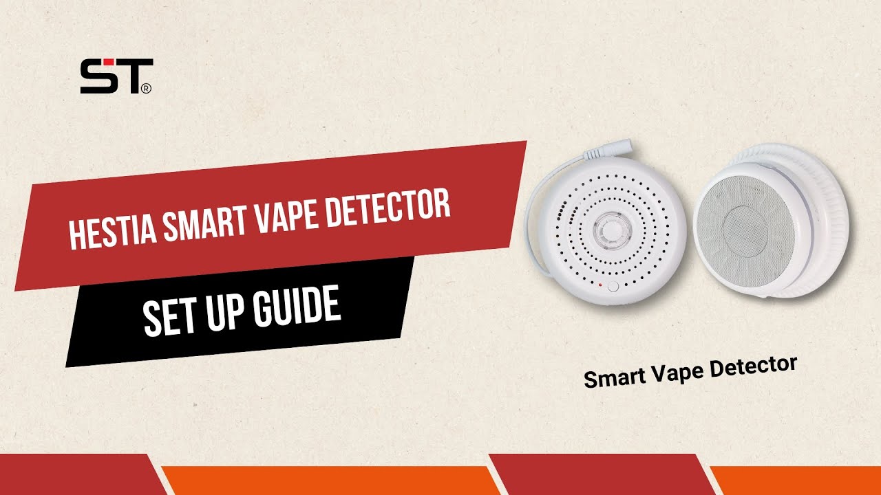 SAFE TECH Smart Vape Detector ST 1 3 VXI & VMI Full Setup & Installation Guide
