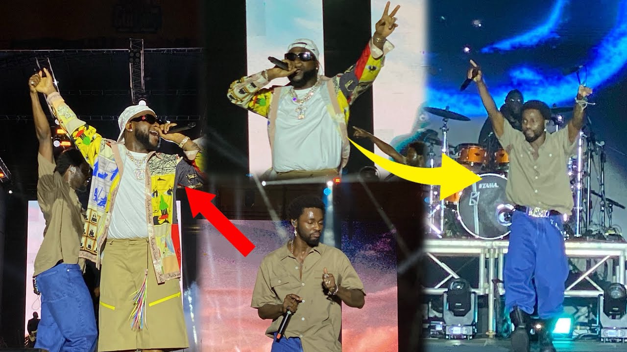 Davido Surprises Omah Lay on Stage as They Perform Together in Ghana |Taste The Culture GhanaNigeria