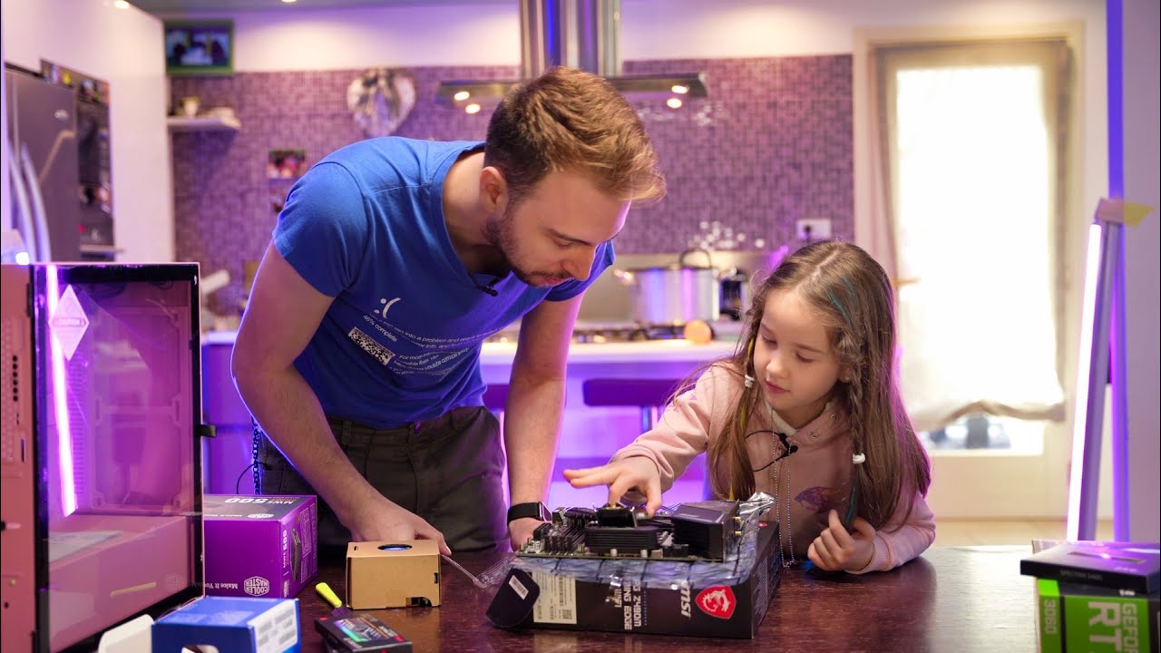 La mia NIPOTINA assembla IL SUO PRIMO PC a 7 ANNI - BlinkMyPC